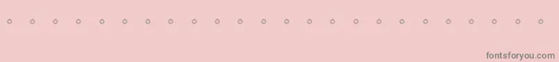Landscape Font – Gray Fonts on Pink Background