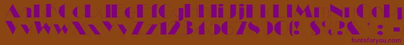 Ballet Font – Purple Fonts on Brown Background