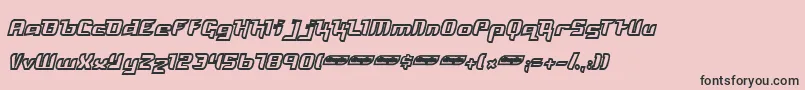 Freyo Font – Black Fonts on Pink Background