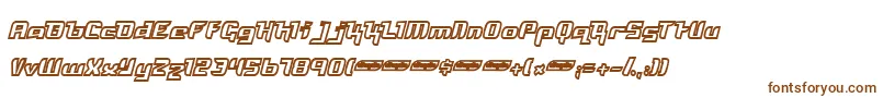 Шрифт Freyo – коричневые шрифты