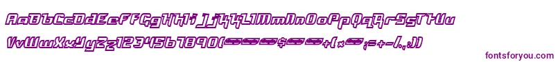Шрифт Freyo – фиолетовые шрифты
