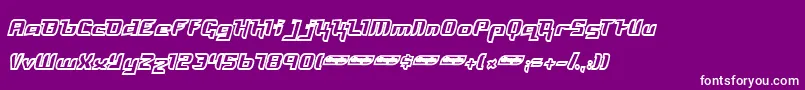 Freyo Font – White Fonts on Purple Background