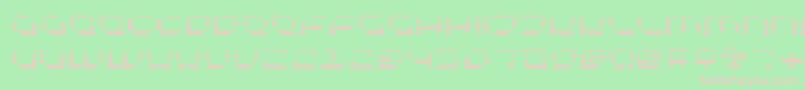 Plurf Font – Pink Fonts on Green Background