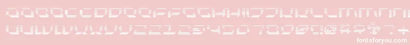 Plurf Font – White Fonts on Pink Background