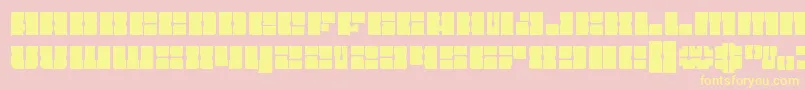 Starnursery Font – Yellow Fonts on Pink Background