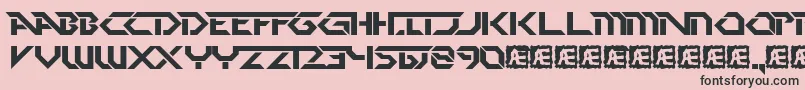 Pdark Font – Black Fonts on Pink Background