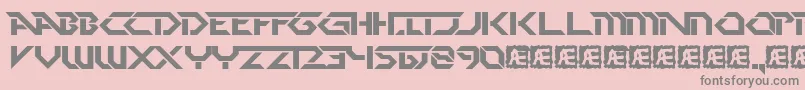 Pdark-Schriftart – Graue Schriften auf rosa Hintergrund