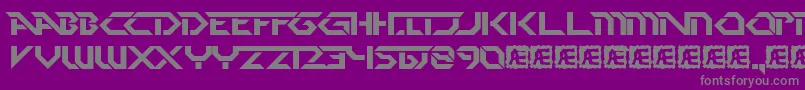 Pdark Font – Gray Fonts on Purple Background