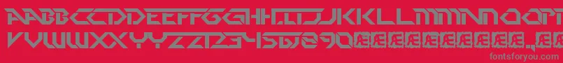 Pdark Font – Gray Fonts on Red Background