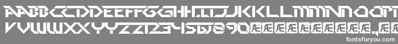 Pdark Font – White Fonts on Gray Background