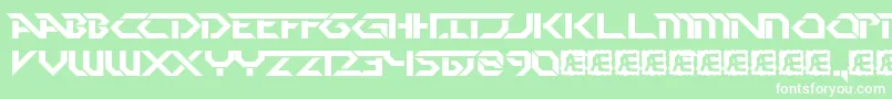 Pdark Font – White Fonts on Green Background