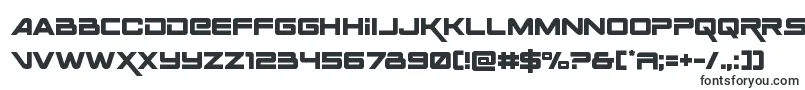 Шрифт Spaceranger – плоские шрифты