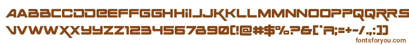 Spaceranger Font – Brown Fonts on White Background