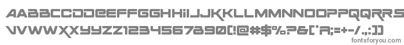 Spaceranger-Schriftart – Graue Schriften auf weißem Hintergrund
