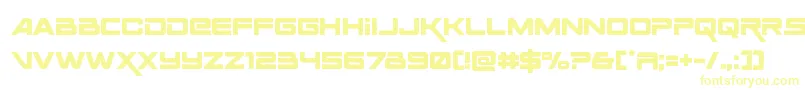 Шрифт Spaceranger – жёлтые шрифты