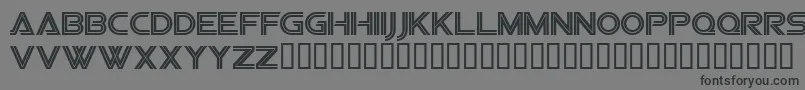 Шрифт Sfvipersquadron – чёрные шрифты на сером фоне