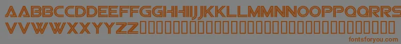 Sfvipersquadron Font – Brown Fonts on Gray Background