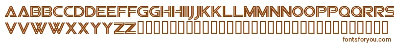 Sfvipersquadron-fontti – ruskeat fontit valkoisella taustalla
