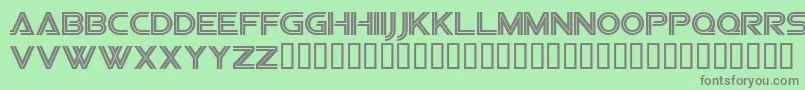 Sfvipersquadron Font – Gray Fonts on Green Background