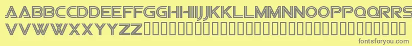 Sfvipersquadron Font – Gray Fonts on Yellow Background