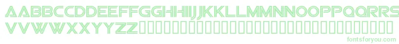 Sfvipersquadron-Schriftart – Grüne Schriften auf weißem Hintergrund