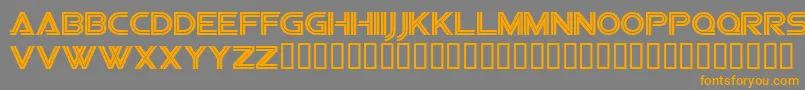 Sfvipersquadron Font – Orange Fonts on Gray Background