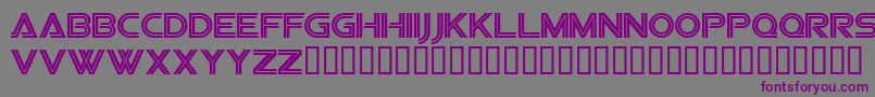 Шрифт Sfvipersquadron – фиолетовые шрифты на сером фоне