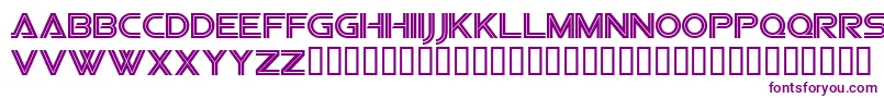 Sfvipersquadron-Schriftart – Violette Schriften auf weißem Hintergrund