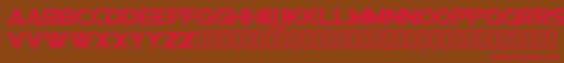 Sfvipersquadron Font – Red Fonts on Brown Background