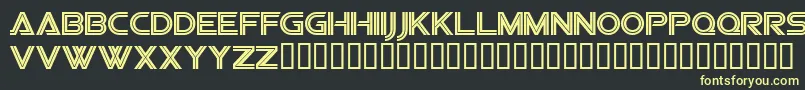 Sfvipersquadron Font – Yellow Fonts on Black Background