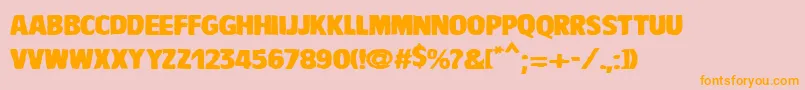 Más sobre la fuente VtcBaddrip fuente VtcBaddrip – Fuentes Naranjas Sobre Fondo Rosa