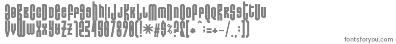 Donoteatthisfat Font – Gray Fonts on White Background
