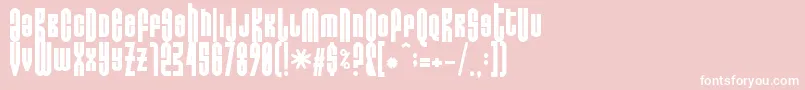 Donoteatthisfat Font – White Fonts on Pink Background