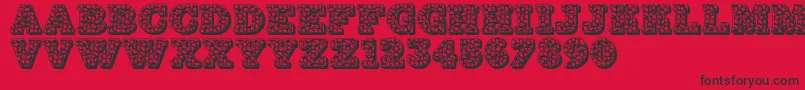 More about Jfholnte Font Jfholnte Font – Black Fonts on Red Background