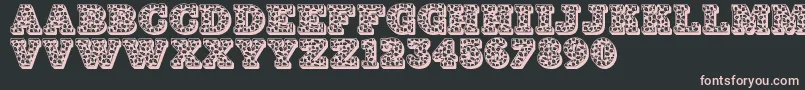 Jfholnte Font – Pink Fonts on Black Background