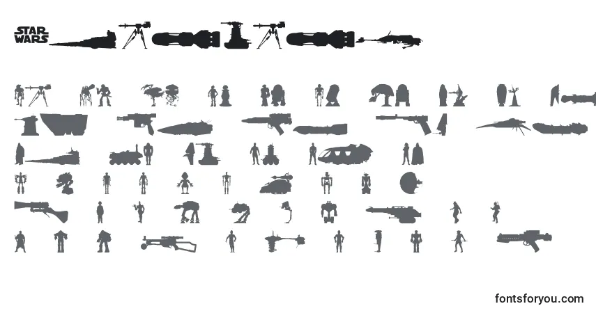 Starwars Font – alphabet, numbers, special characters