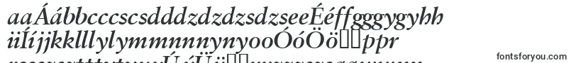 Шрифт Garamondretrospectivessk ffy – венгерские шрифты