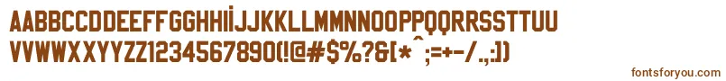 Шрифт SablonUpRegular – коричневые шрифты