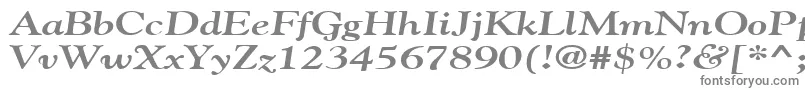 Шрифт GildebroadBoldItalic – серые шрифты