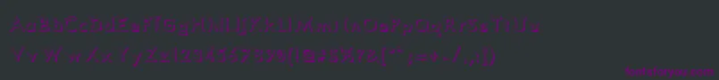 Comismsh Font – Purple Fonts on Black Background