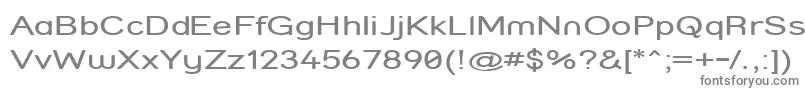 Strcomp-fontti – harmaat kirjasimet valkoisella taustalla