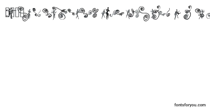 A fonte LinotypeAfrikaTwo – alfabeto, números, caracteres especiais