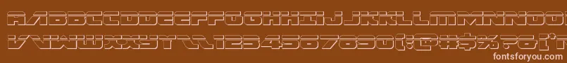 Federalescortbullet Font – Pink Fonts on Brown Background