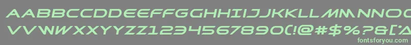 More about Prometheanboldexpandital Font Prometheanboldexpandital Font – Green Fonts on Gray Background