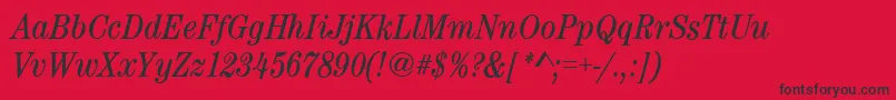 En savoir plus sur la police CenturynovaCdBookitalic Police CenturynovaCdBookitalic – polices noires sur fond rouge