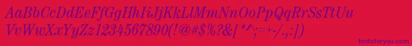 Más sobre la fuente CenturynovaCdBookitalic fuente CenturynovaCdBookitalic – Fuentes Moradas Sobre Fondo Rojo