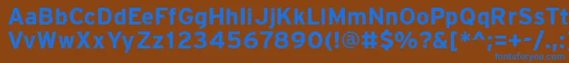 More about PftransitBold Font PftransitBold Font – Blue Fonts on Brown Background