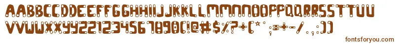 Шрифт Codon – коричневые шрифты на белом фоне