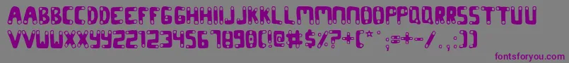 Шрифт Codon – фиолетовые шрифты на сером фоне
