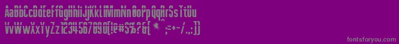 Phelps Font – Gray Fonts on Purple Background